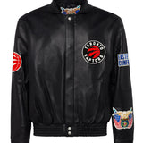 Toronto Raptors Full Leather Jacket Black