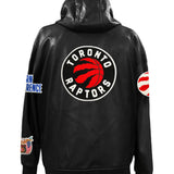 Toronto Raptors Lightweight Vegan Zip-Up Hooded Jacket