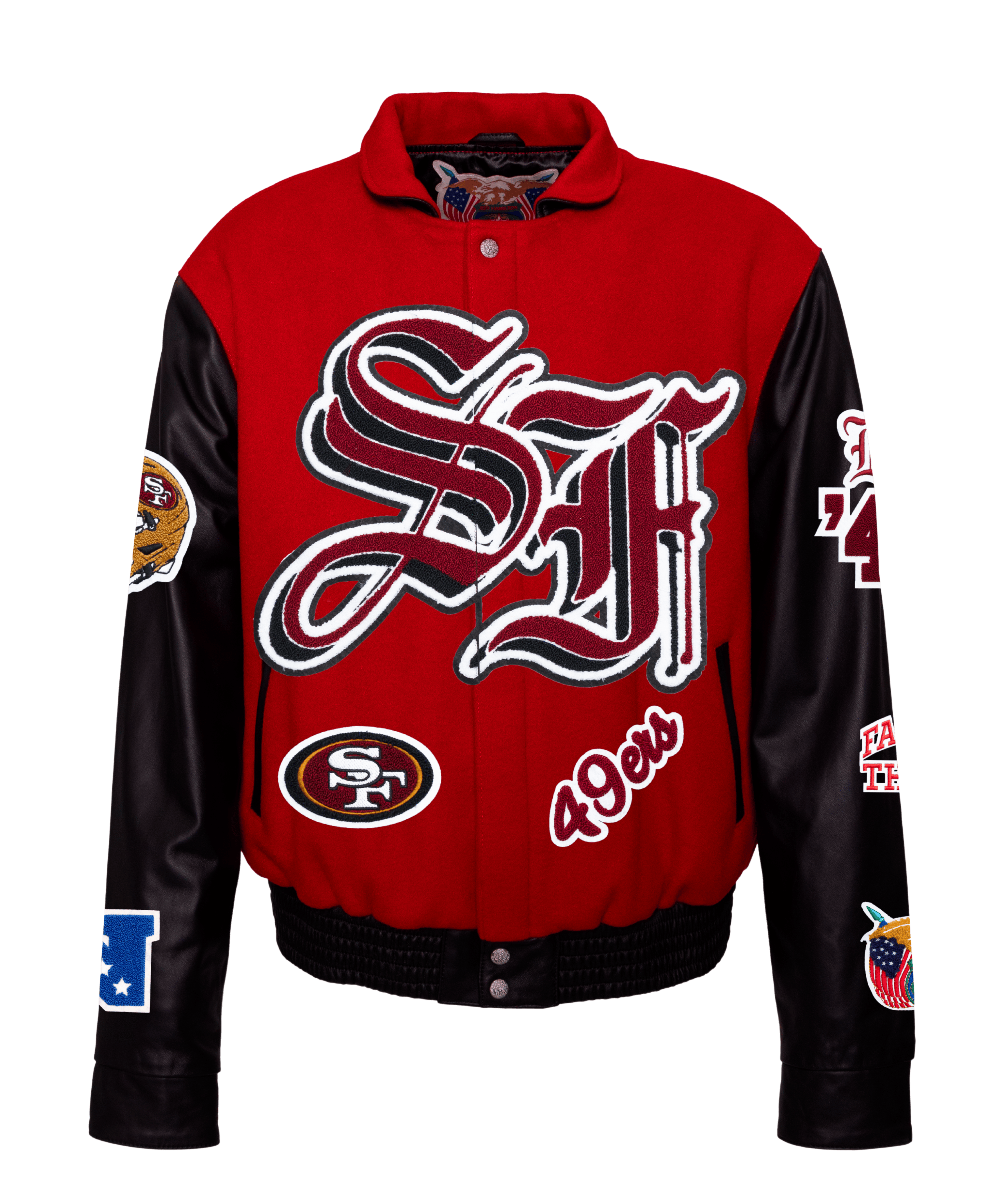 49ers Wool & Leather Jacket