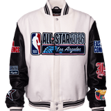 All-Star 2026 Wool & Leather Varsity Jacket White/Black
