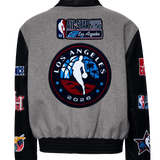 All-Star 2026 Wool & Leather Varsity Jacket Gray/Black