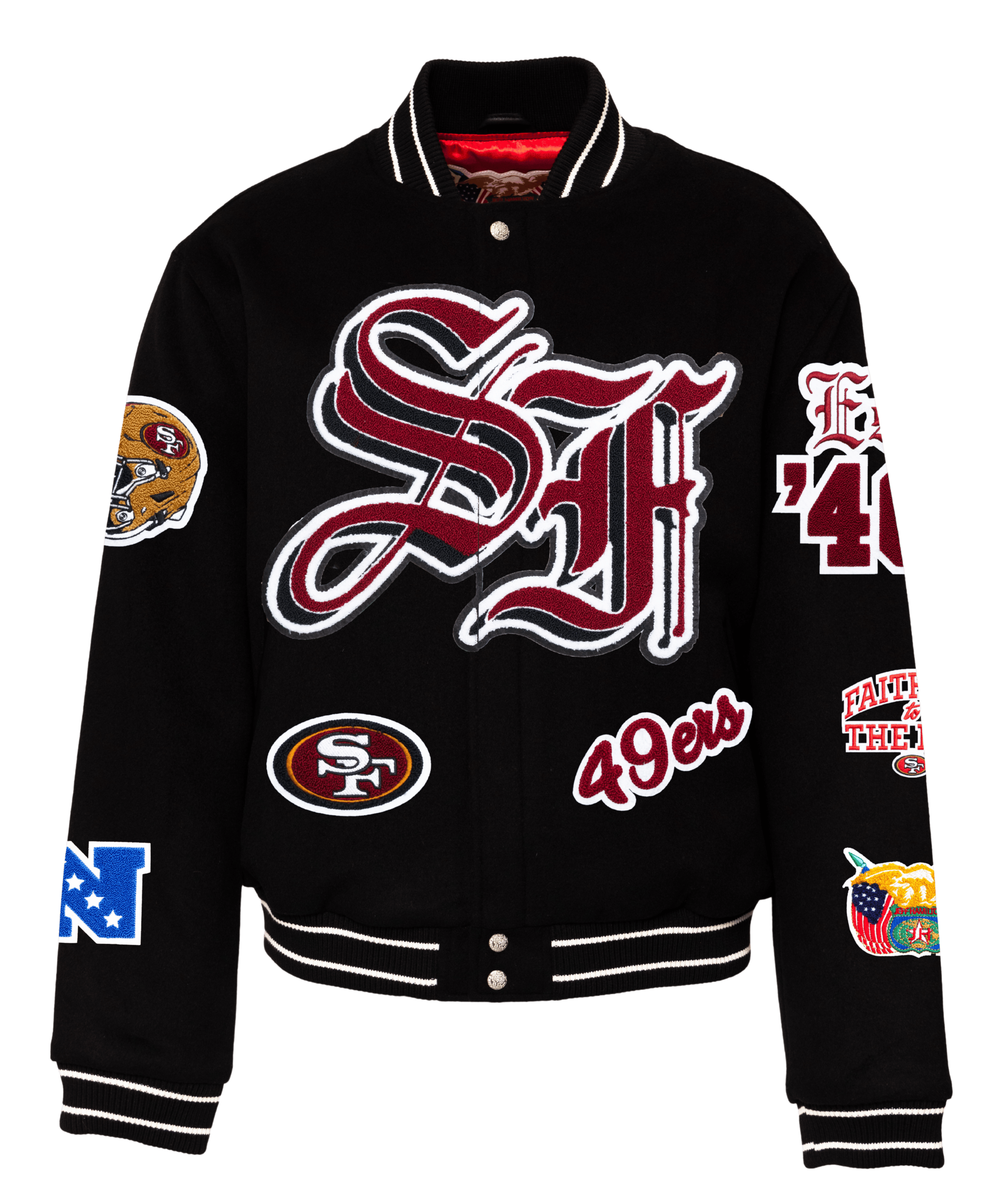 49ers Wool & Leather Jacket
