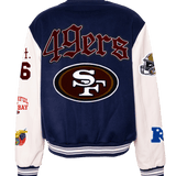 49ers Wool & Leather Jacket
