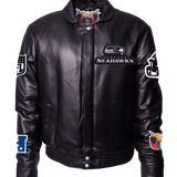 Seattle Seahawks Full Leather Jacket Black