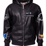 Seattle Seahawks Lightweight Vegan Zip-Up Hooded Jacket