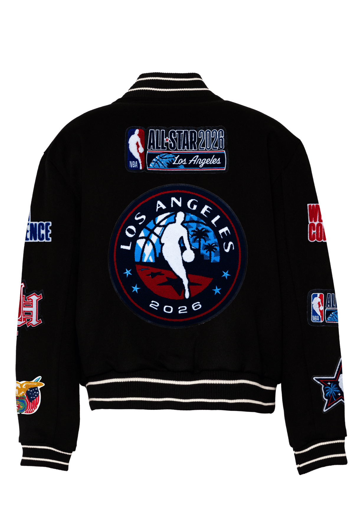 All-Star 2026 Wool Varsity Jacket Black – Jeff Hamilton Shop