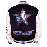 All-Star 2026 Wool & Leather Varsity Jacket Black/White