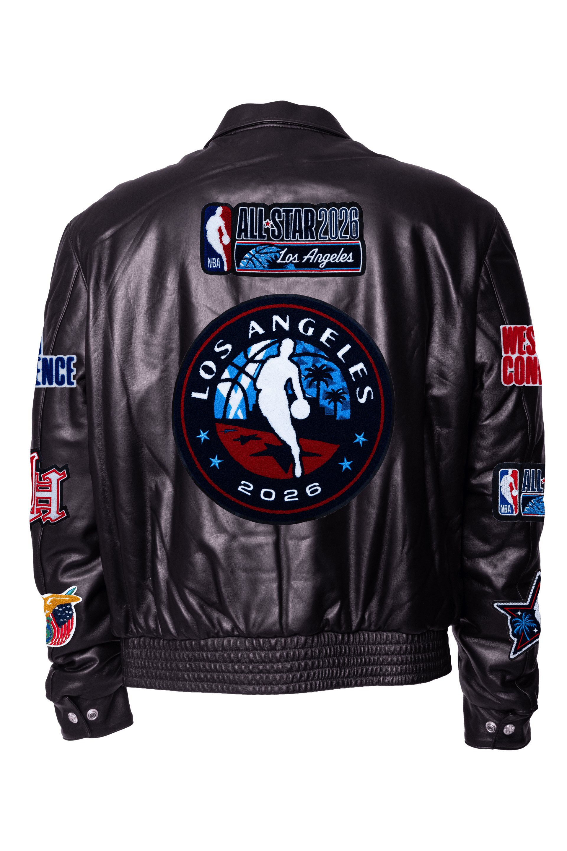 【新品未使用】ネイビーフッド　20th ALL LEATHER JACKET 黒 All-Star 2026 Black Leather Puffer Jacket Black – Jeff Hamilton Shop