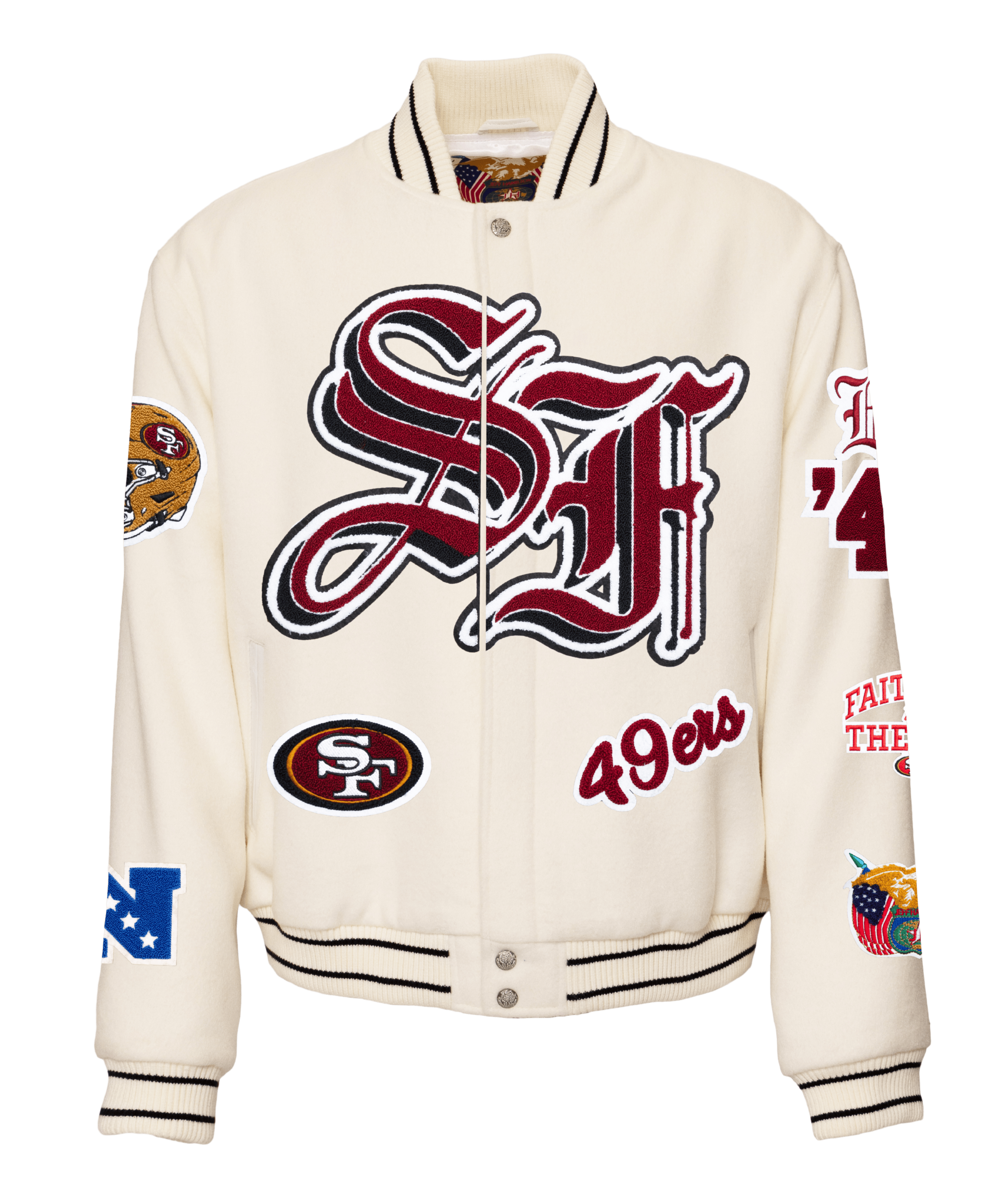 49ers Wool & Leather Jacket