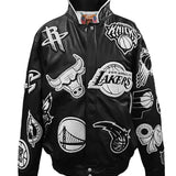 Limited Edition 50th Anniversary Of Hip-Hop NBA Collage Full Leather Black & White