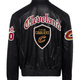Cleveland Cavaliers Full Leather Jacket Black