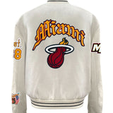 Miami Heat Wool Old English Varsity Jacket
