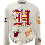 Miami Heat Wool Old English Varsity Jacket