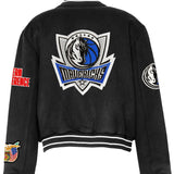 Dallas Mavericks Wool Varsity Jacket Black