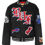 Buffalo Bills Wool Old English Varsity Jacket