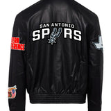 San Antonio Spurs Full Leather Jacket Black