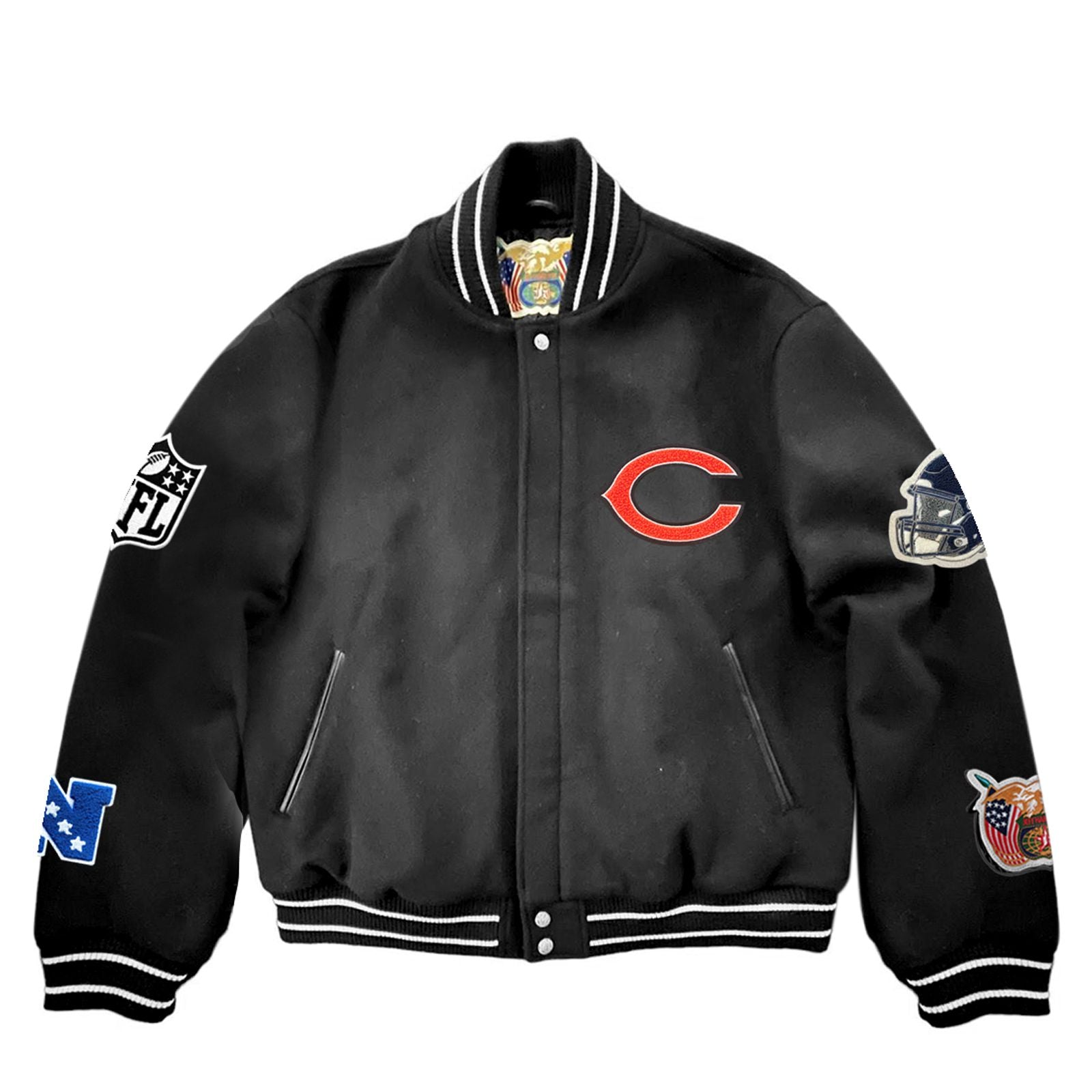 Autographed, Chicago Bears store Varsity Jacke