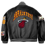 Miami Heat Wool Old English Varsity Jacket