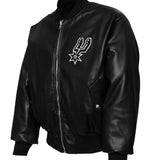 San Antonio Spurs X NBA Collage Reversible Bomber
