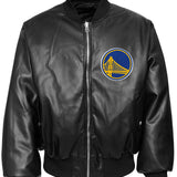 Golden State Warriors X NBA Collage Reversible Bomber