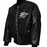 Oklahoma City Thunder X NBA Collage Reversible Bomber Color