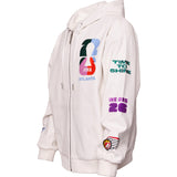 FIFA World Cup 2026 Atlanta Vegan Leather Zip-Up Hooded Jacket