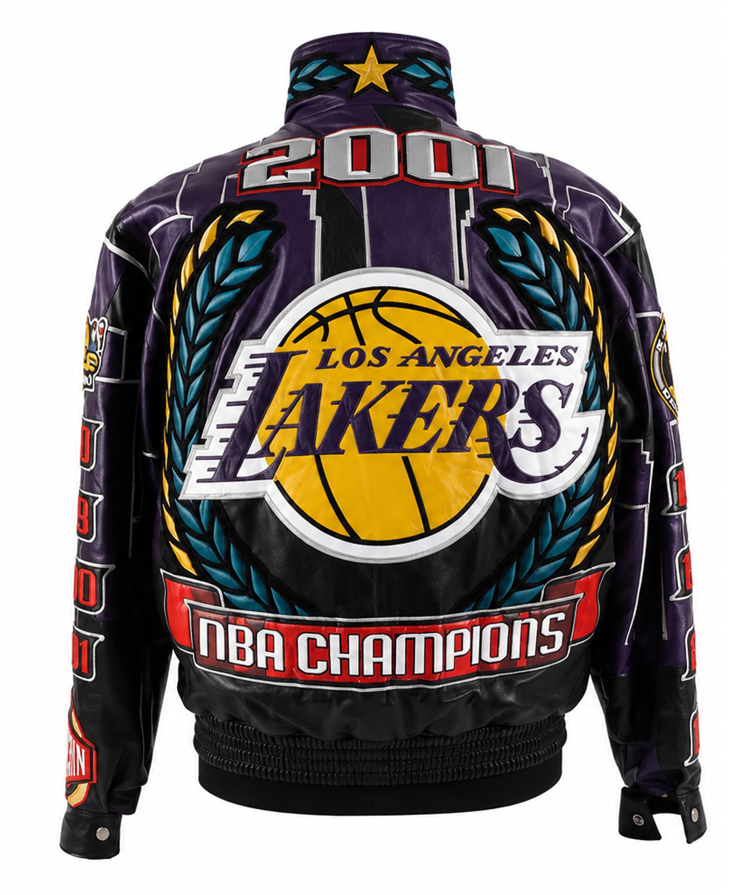 Los Angeles Lakers 2001 Championship Genuine Leather Jacket
