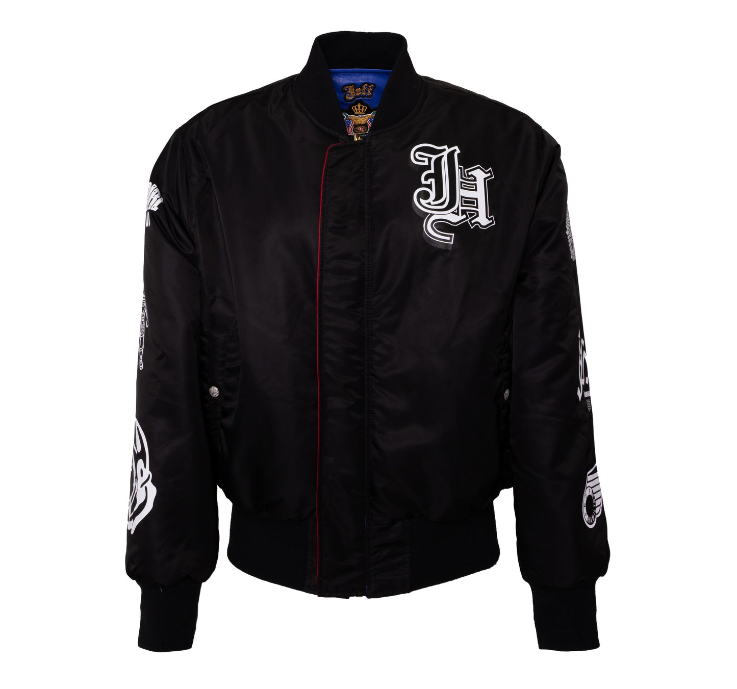 Billionaire Boys Club x Jeff Hamilton 2025 NBA All-Star San Francisco Bay Area Vegan Leather Bomber Jacket