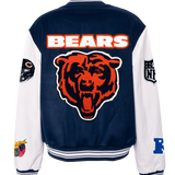 CHICAGO BEARS WOOL & LEATHER VARSITY JACKET