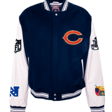 CHICAGO BEARS WOOL & LEATHER VARSITY JACKET