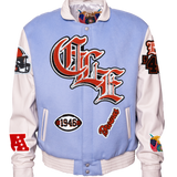 Cleveland Browns Wool & Leather Old English Varsity Jacket