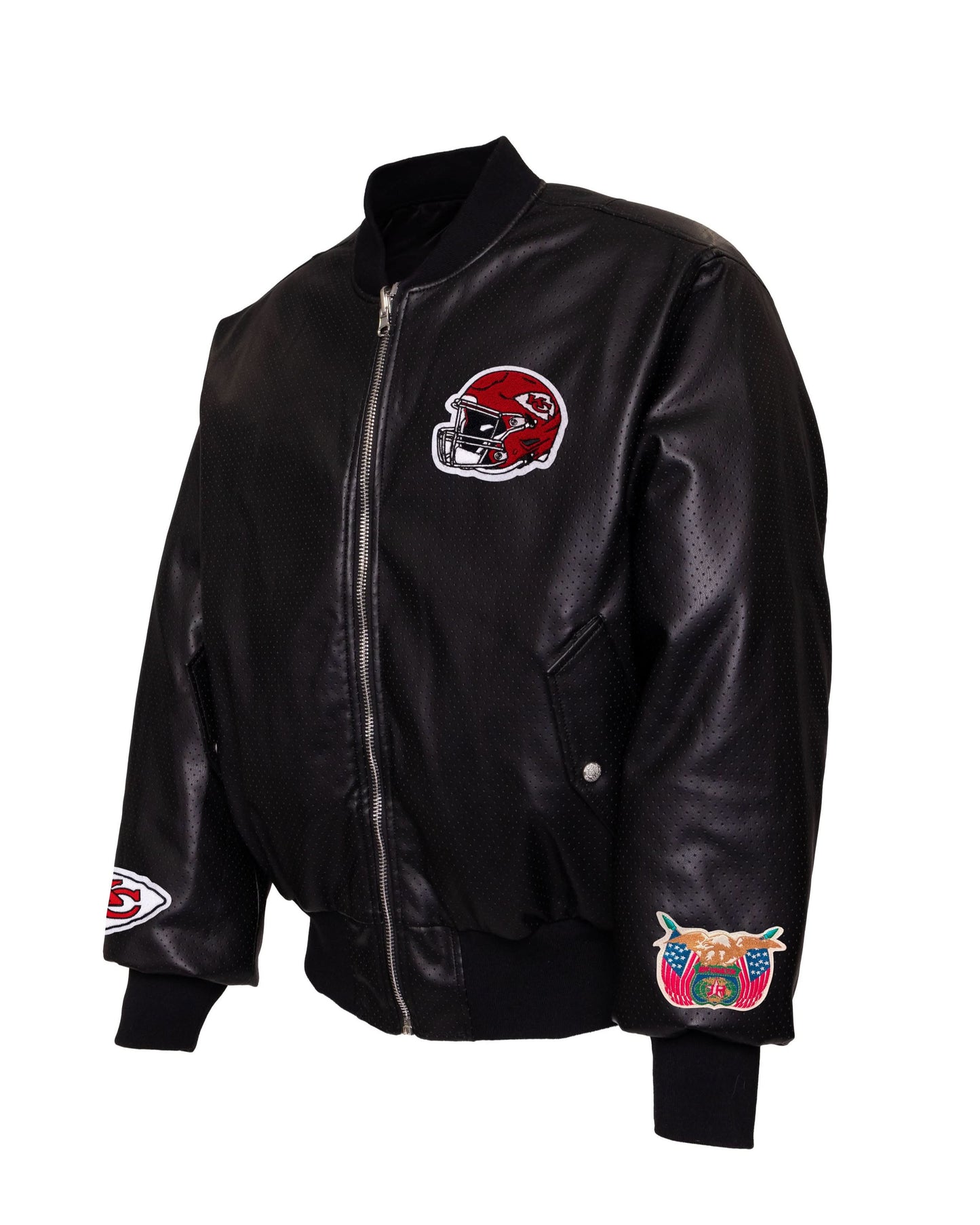 KANSAS CITY CHIEFS x NFL COLLAGE REVERSIBLE BOMBER