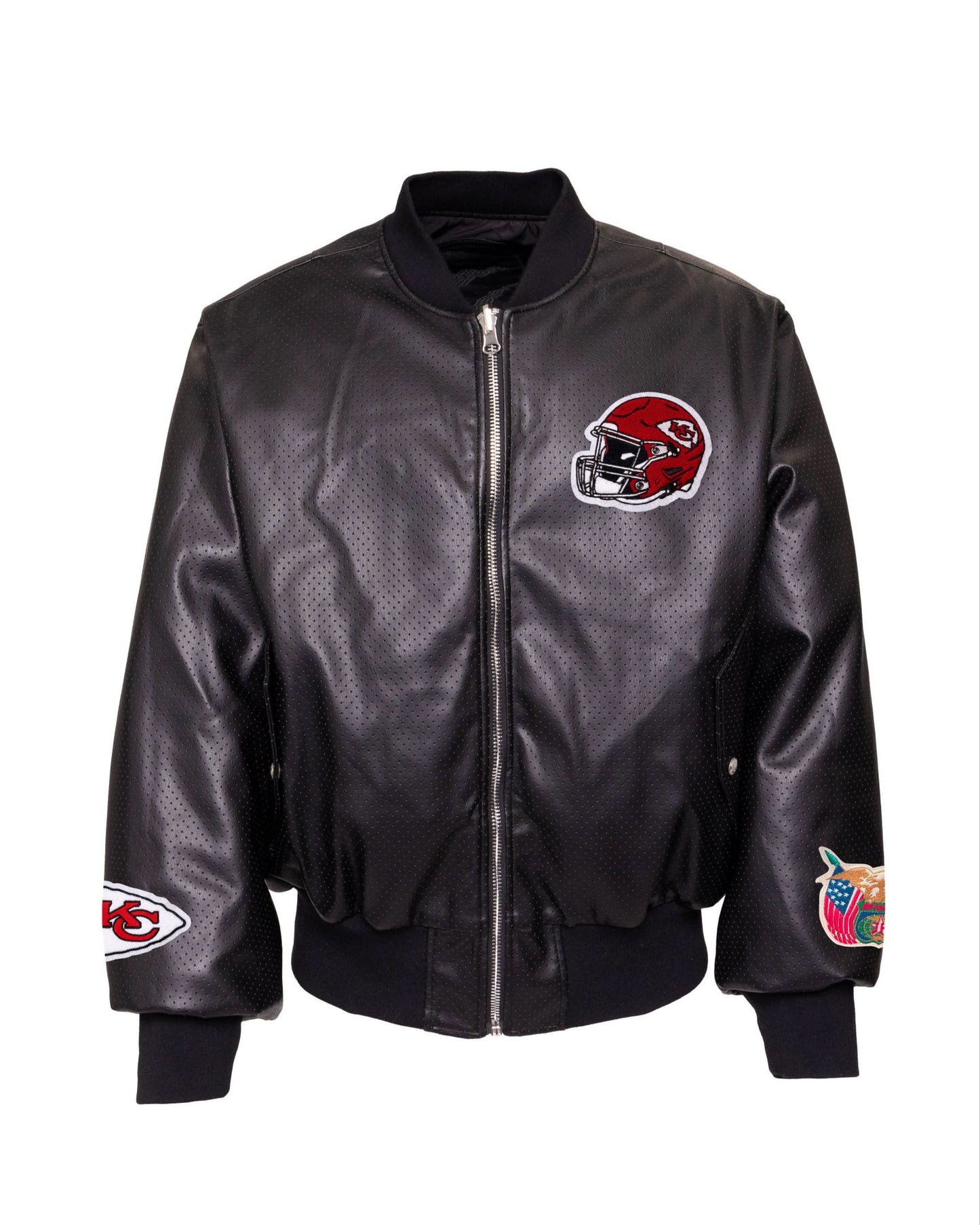 KANSAS CITY CHIEFS x NFL COLLAGE REVERSIBLE BOMBER