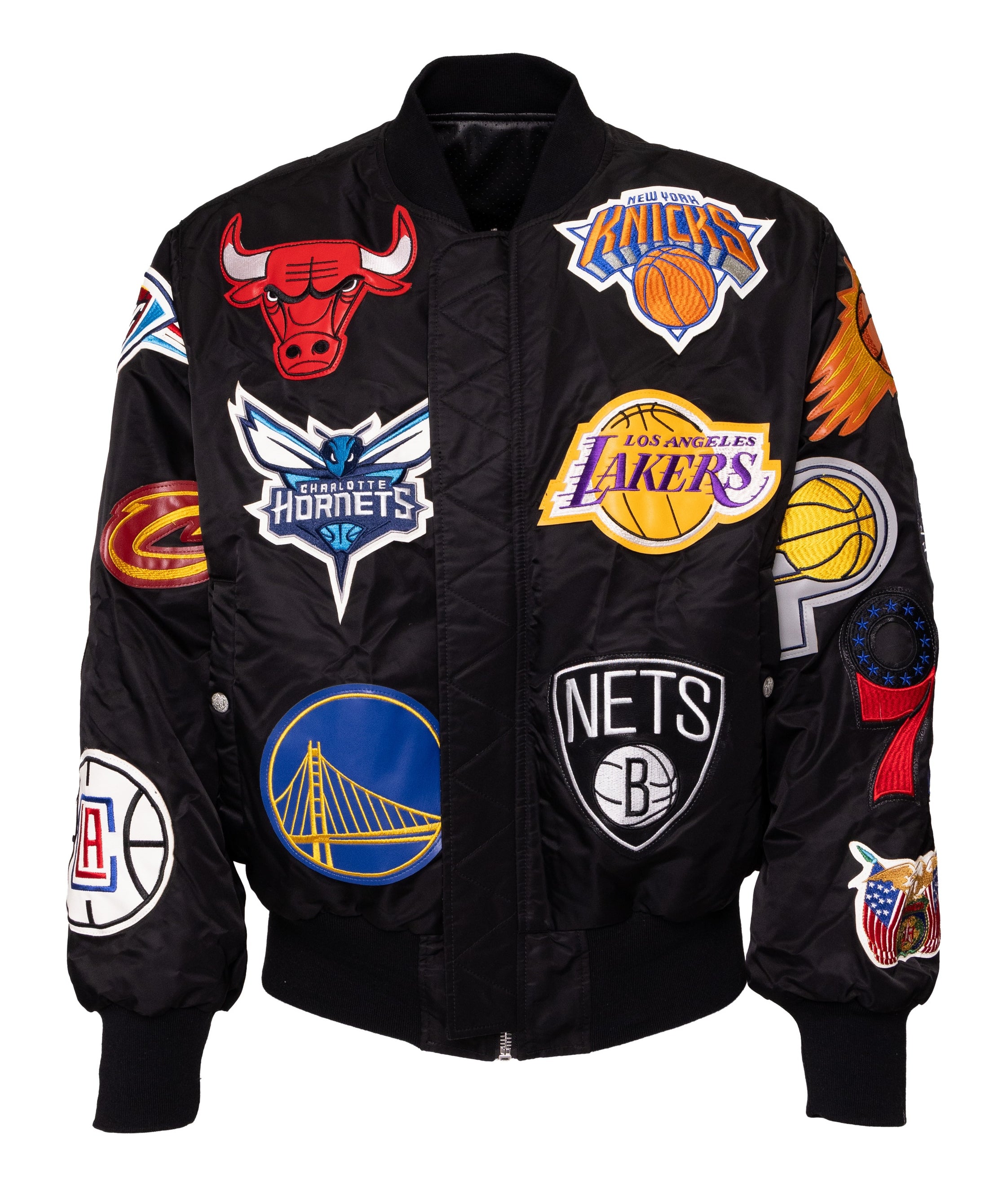 MIAMI HEAT REVERSIBLE BOMBER JACKET