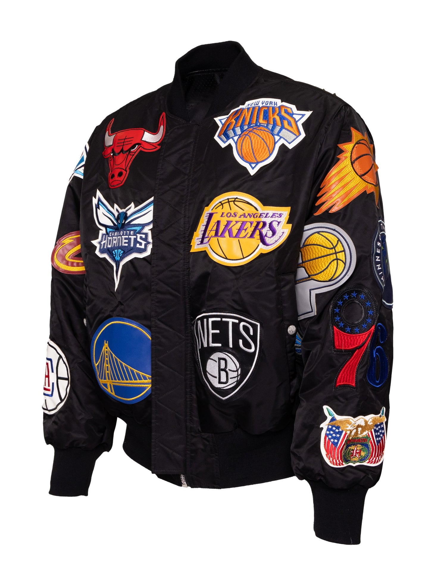 NEW YORK KNICKS x NBA COLLAGE REVERSIBLE BOMBER COLOR