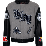 Indianapolis Colts Wool & Leather Old English Varsity Jacket