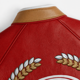 The Golden Gate Dynasty — San Francisco 49ers Vegan Leather Skyline Jacket