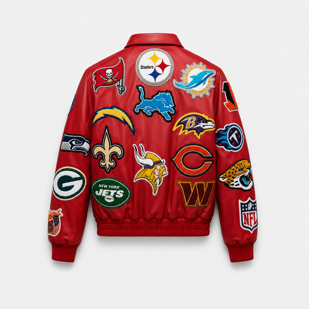 Jeff Hamilton ロサンゼルスラムズ フットボールシャツ 4XL 29 NFL Collage Vegan Leather Jacket Black – Jeff Hamilton Shop