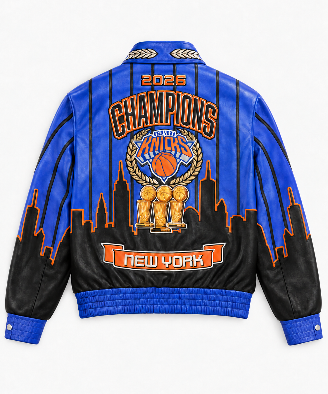 New York Knicks Vegan Leather Jacket