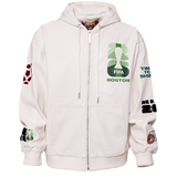 FIFA World Cup 2026 Boston Vegan Leather Zip-Up Hooded Jacket