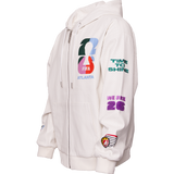 FIFA World Cup 2026 Atlanta Vegan Leather Zip-Up Hooded Jacket
