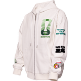 FIFA World Cup 2026 Boston Vegan Leather Zip-Up Hooded Jacket