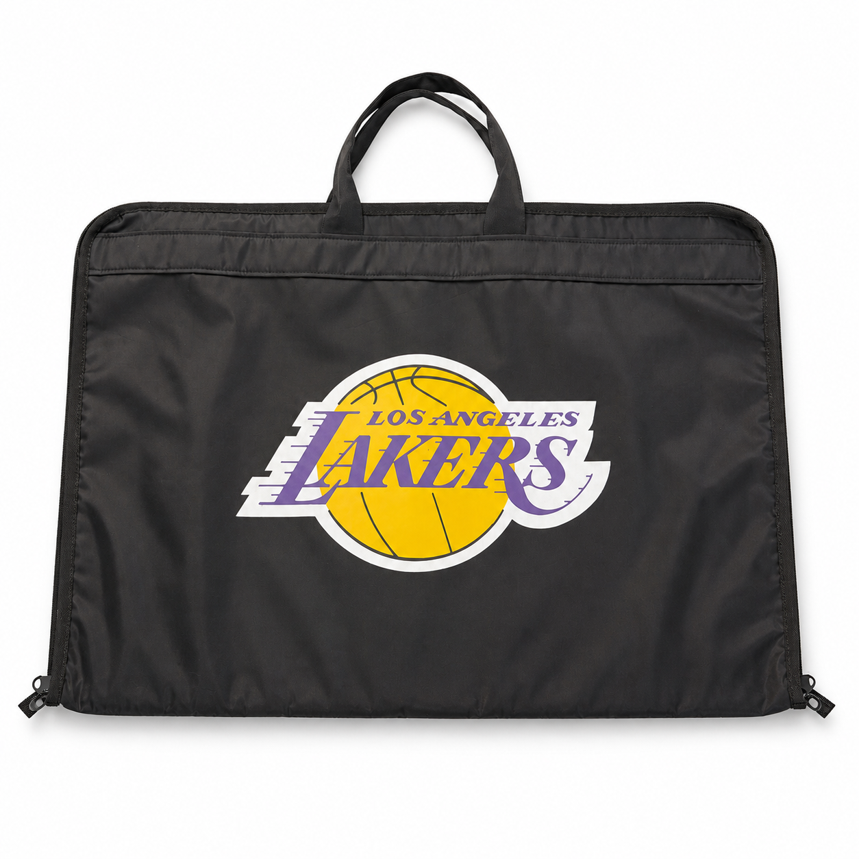 Jeff Hamilton Lakers branded garment bag included with The 8.24 Edition jacket
