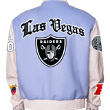 Las Vegas Raiders Wool & Leather Old English Varsity Jacket