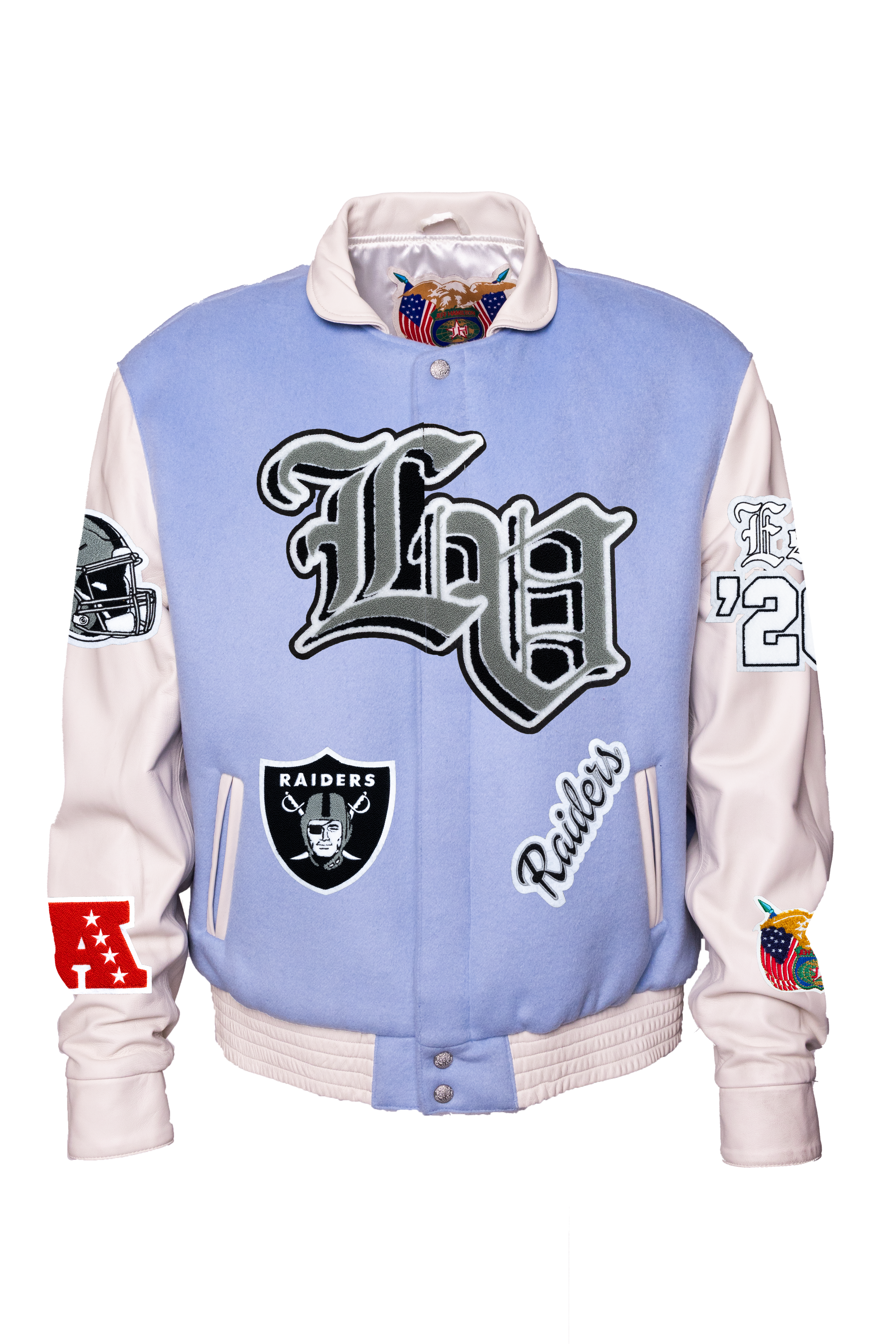 Las Vegas Raiders Wool & Leather Old English Varsity Jacket – Jeff Las Vegas Raiders Wool & Leather Old English Varsity Jacket – Jeff