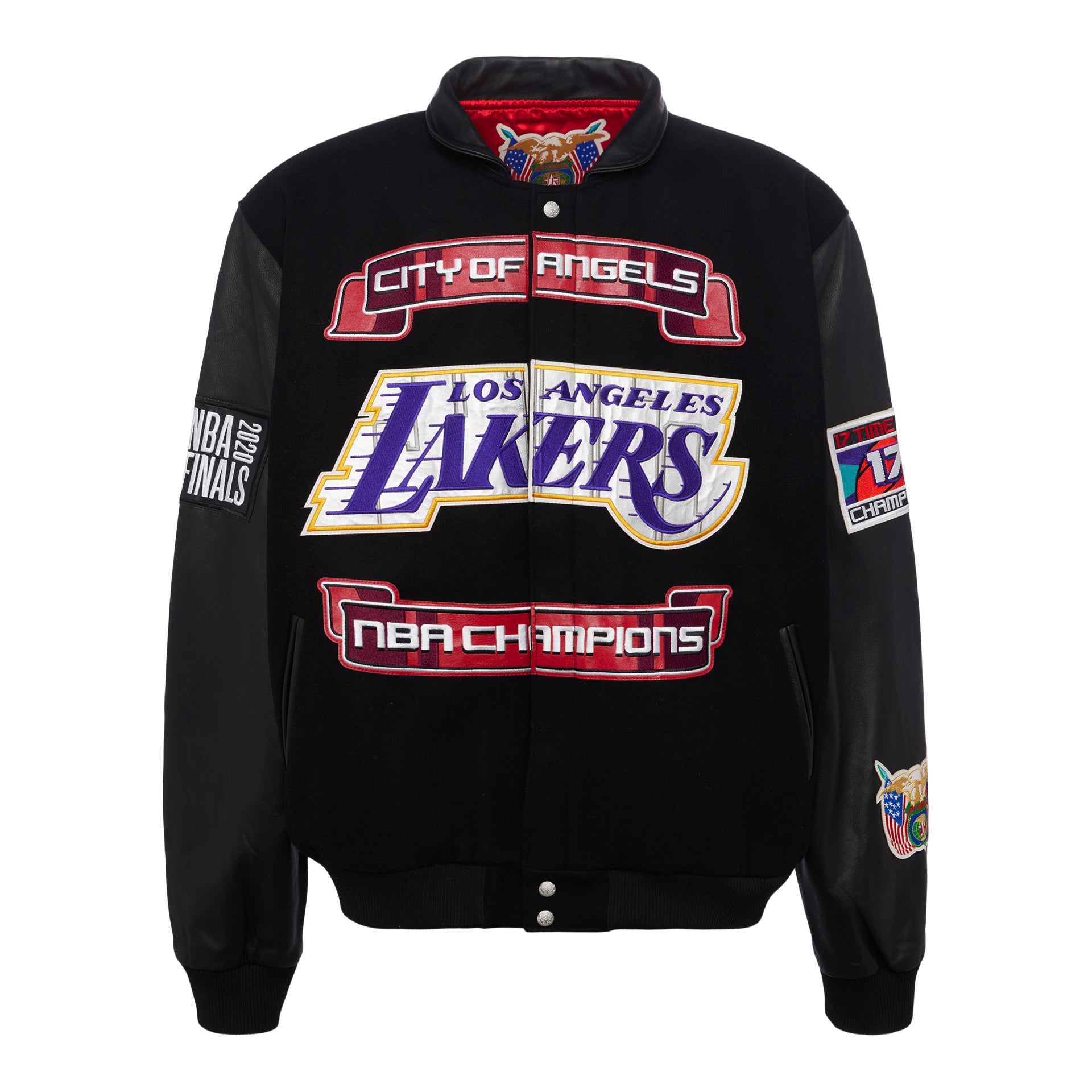 Jeff Hamilton Lakers 2020 Championship Genuine Leather Jacket