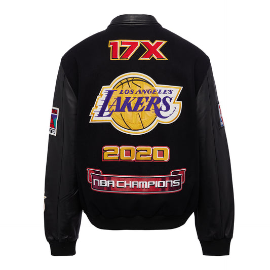 NBA Black Golden State Warriors Wool Leather Jacket - Maker of Jacket