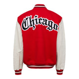 CHICAGO BULLS WOOL & LEATHER VARSITY JACKET - AR