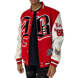 CHICAGO BULLS WOOL & LEATHER VARSITY JACKET - AR