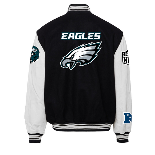 Vintage NFL Philadelphia Eagles Leather Jacket - Maker of Jacket